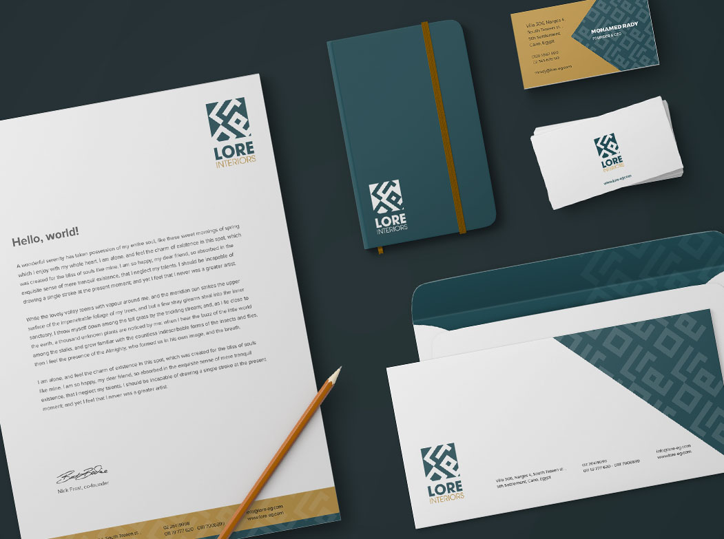 Lore Interiors: Branding & Visual Identity