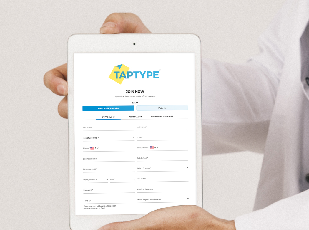 TAPTYPE: Medical Platform