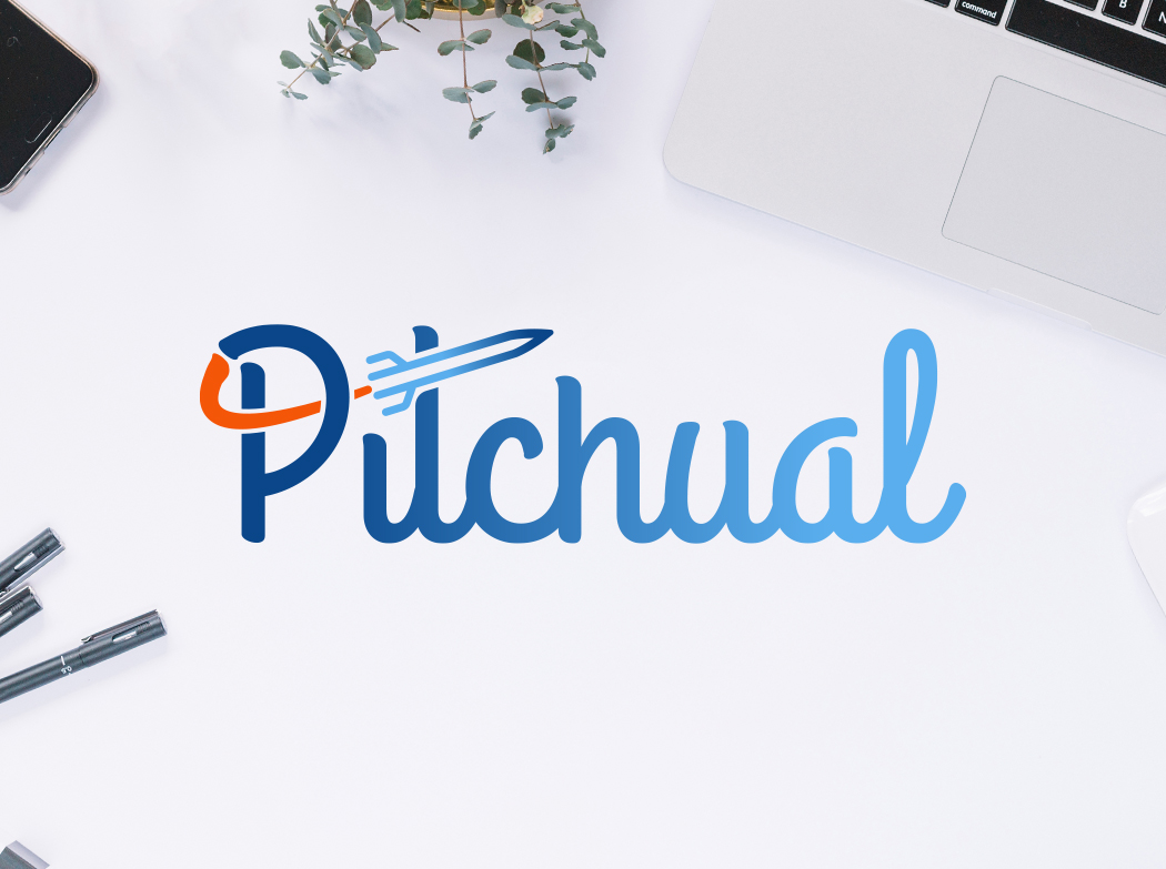 Pitchual startup platform branding