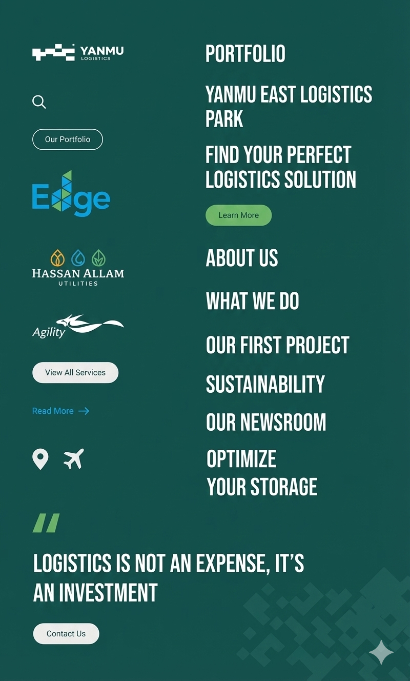 Yanmu logistics parks - Hassan Allam