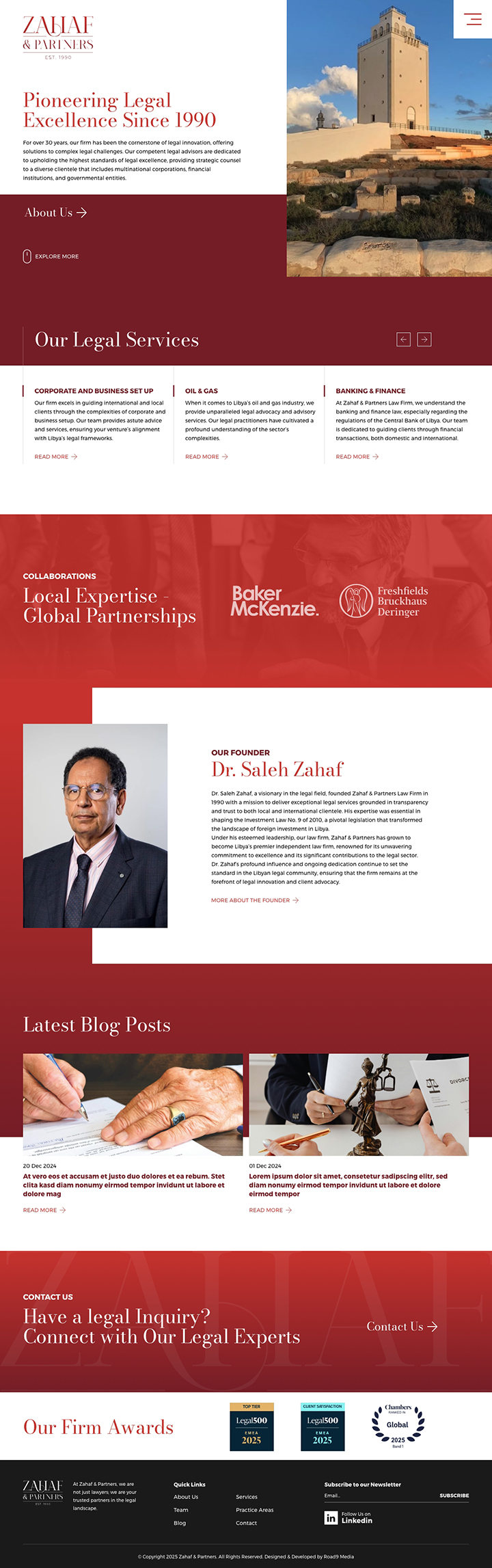 Zahaf & Partners low firm website